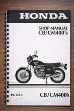 Honda CB CM400?S Workshop Service Station Manual 1978-1981 OEM