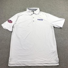 Tennessee State Tigers Polo Shirt Mens Large White NCAA Golf FootJoy OVC Patch