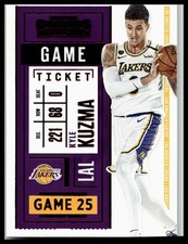 2020-21 Panini Contenders #100 Kyle Kuzma Game Ticket Red
