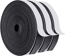 Weather Stripping Door Seal, 3/4 Inch Wide X 1/8 Inch Thick Adhesive Foam Tape S