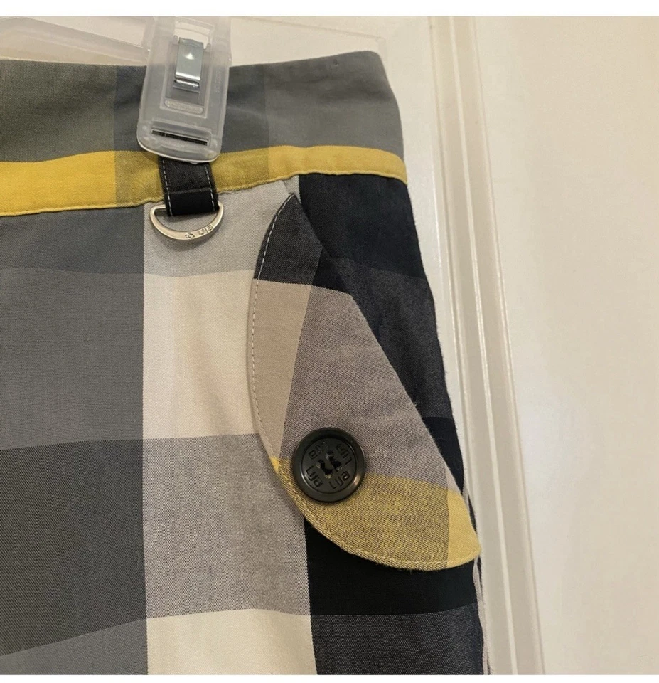 Lija Golf Shorts, plaid with pockets, summertime resort vacation size 6 - Image 3 of 4