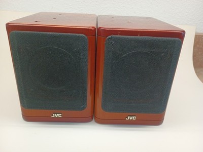 JVC Sp-ux2000rgd Cherry Wood Mini Bookshelf 1 Speaker 20w 4 Ohms