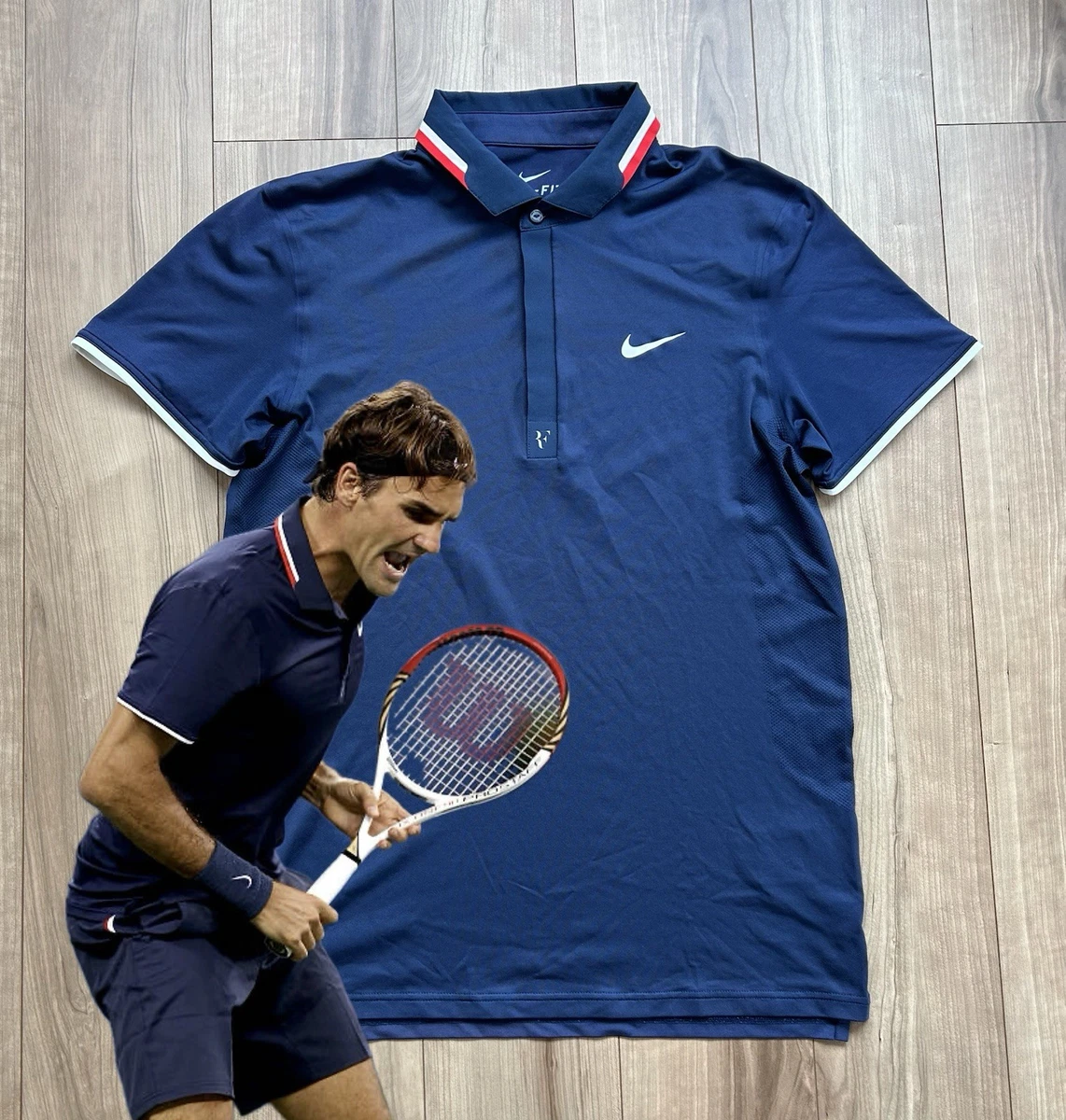 フェデラー着用モデル Nike RF Tennis Shirt M Nike RF Tennis Men's Activewear | eBay