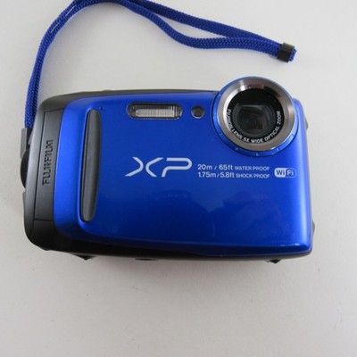 Fujifilm FinePix XP120 16.4MP Waterproof Digital Camera Blue W/Charger