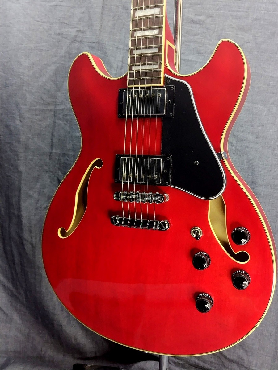 Semi-Acoustic Electric Guitar Ibanez AS73 TCD Transparent Cherry