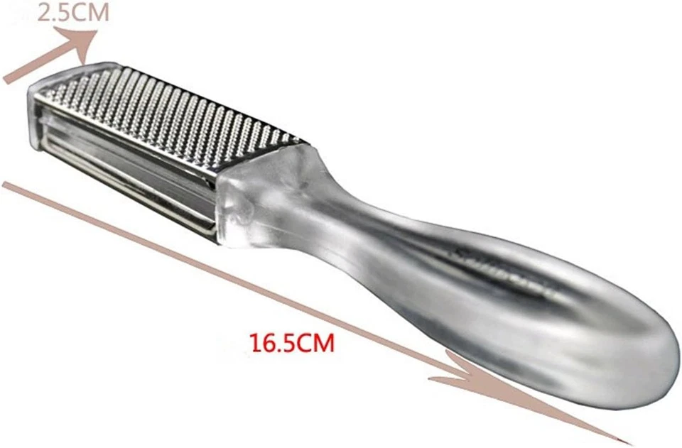  Pedicure Foot File Callus Rasp Scrubber Hard Dead Rough Skin Callus Remover Red - Image 3 of 4