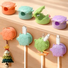 8 Pack Rotatable Cable Clips, Cord Organizer Spring Clip Cord Holder for Nightst