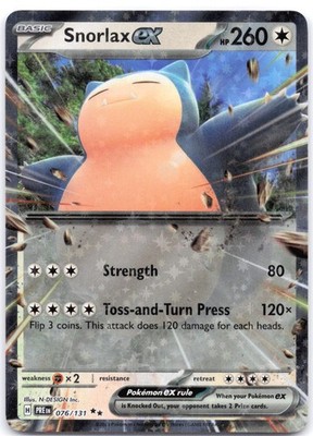 Snorlax ex 076/131 Prismatic Evolutions
