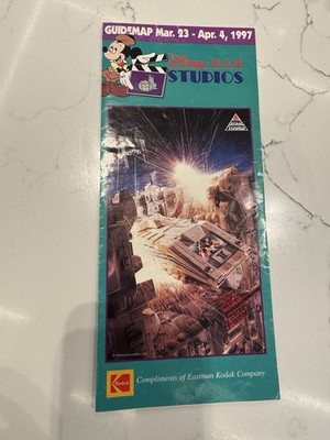 Disney MGM Studios Guide Karte Frühjahr 1997