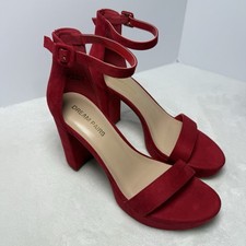 Dream Pairs Women Block Chunky High Heel Round Toe Wedding Dress Pump Shoes