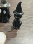 Crystal Carving LOT. Black Onyx Orange Calcite Clear Quartz. Halloween Spooky. — photo 4
