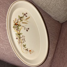 M & S Vintage Harvest Crockery Serving Dish 12"
