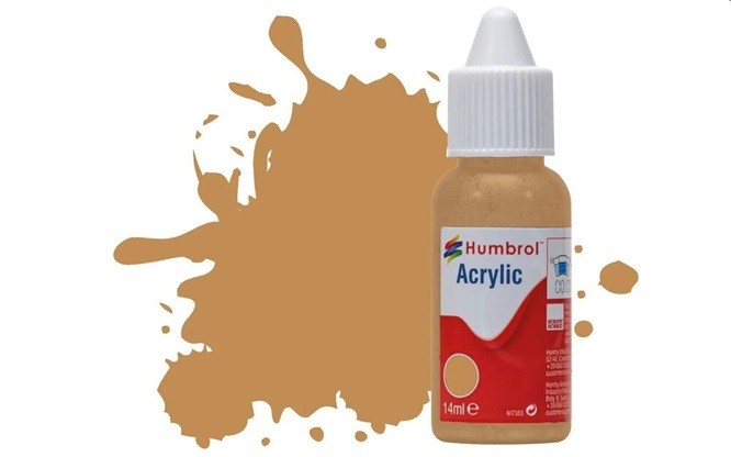 Humbrol No.225 Middle Stone Acrylic Paint 14ml DB0225 - Image 3