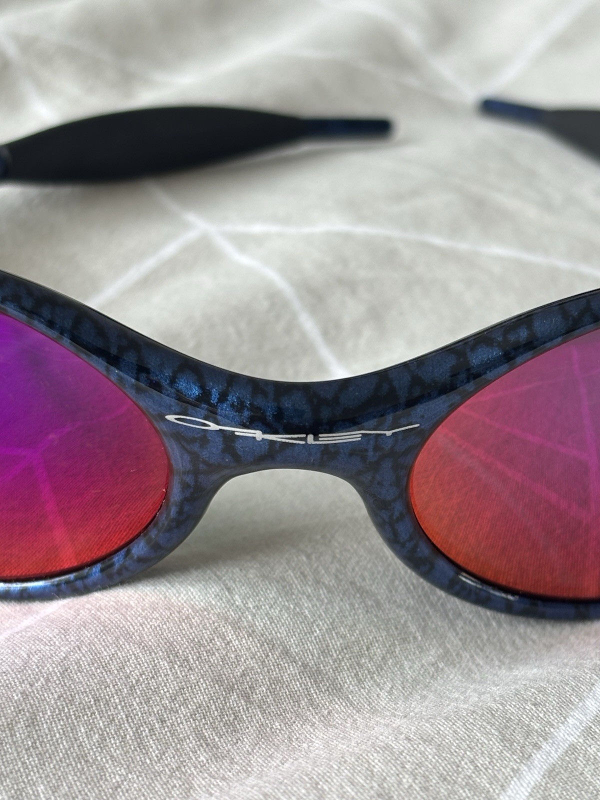 Oakley Eye Jacket 1.0 | Second Gen | Cobalt Red Iridium image 7