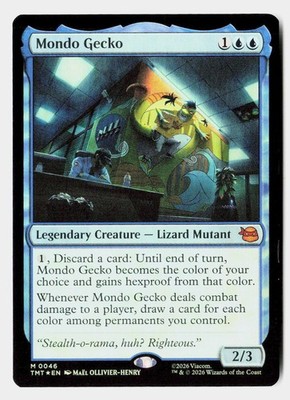 Mondo Gecko 0046 Mythic Teenage Mutant Ninja Turtles Magic: The Gathering Foil