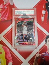 2019-20 Panini Hoops Premium Stock Rookie Red Cracked Ice Terence Davis PSA 9