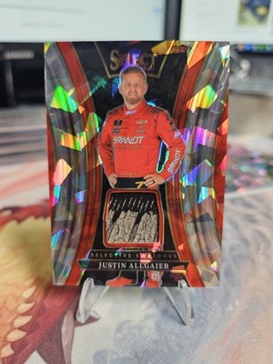 2025 Panini Select Racing - Selective Swatches Ice Prizm Justin Allgaier #SS-JAL