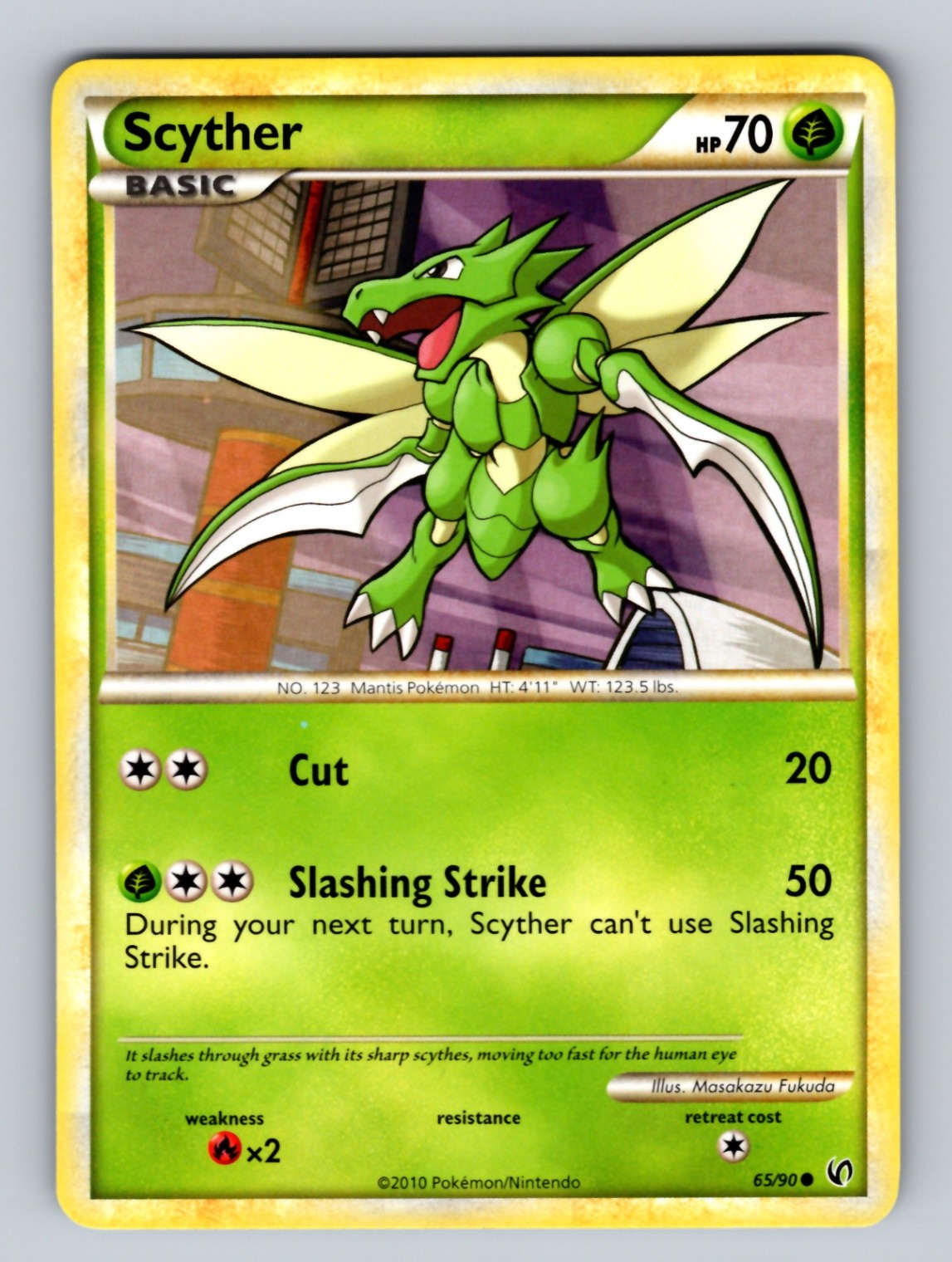 Scyther (65) Common Undaunted 65/90 NM