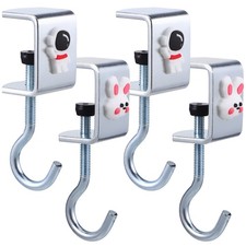 4 Pcs Desk Bag Hooks Metal Purse Holder For Table Hooks For Hanging Bags