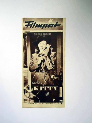 Fräulein Kitty - Ginger Rogers - Filmpost Programm - FP ungelocht (4/24)