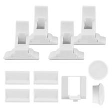 4Pcs Magnetic Cabinet Locks Child Safety Drawer Locks Adhesive Baby Proof Cabine