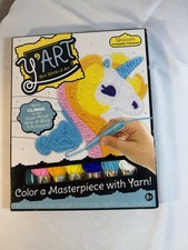 Y  Art Unicorn Yarn Art Craft Kit Frameable Artwork Ages 8 New