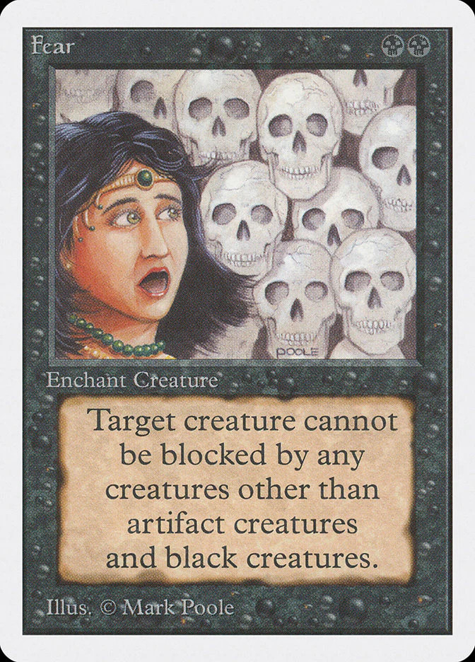 Fear [Unlimited Edition] Heavily Played