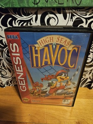 High Seas Havoc Sega Genesis Complete With Manual Authentic Free Shipping!