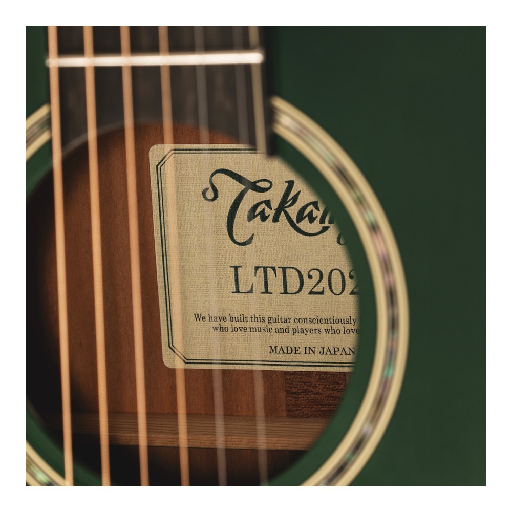 Takamine LTD2025 Acoustic Electric Guitar, Antique Evergreen