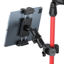 Tablet Holder for Mic Stand 360  Swivel iPad Music Stand Mount for Microphone...