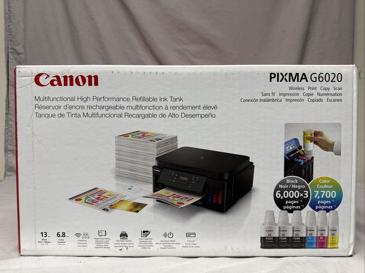 Canon PIXMA G6020 All-in-One Inkjet Printer for sale online | eBay