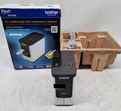 Brother P-Touch PC Connectable Label Maker (PT-P700) White