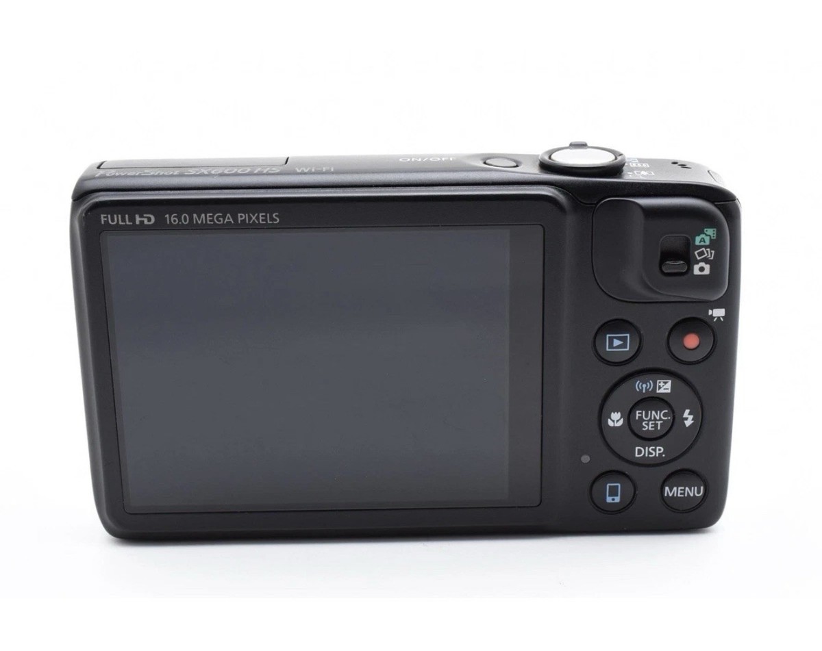 Canon PowerShot SX600 HS 16.0MP Digital Camera - Black for