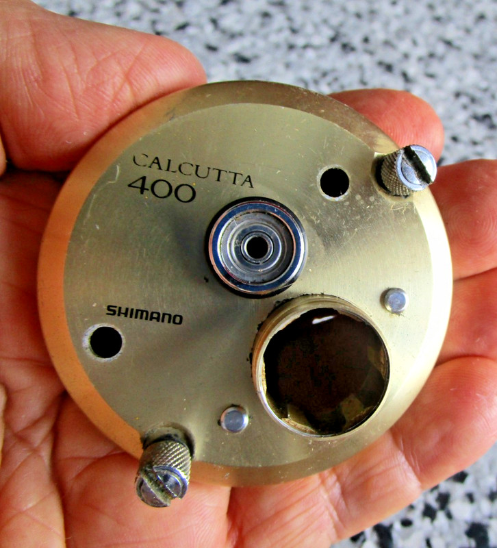 Shimano Calcutta 400 Baitcasting Fishing Reel Side Plate, Gold Color