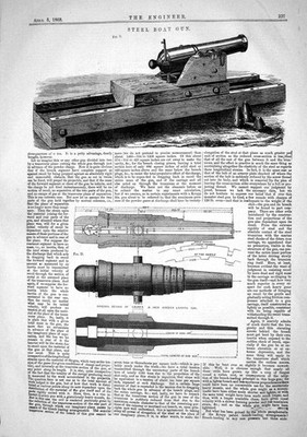 Alte 1868 Stahl Boot Geschütz Verschluss Verladung Dessen Selbstverlöschlampe Viktorianisch