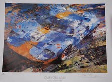 Gulf Ford GT40 Signed Limited edition Dexter Brown Print  - PRICE REDUCED