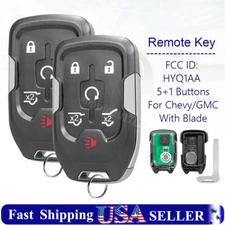 2 Replacement For 2015 - 2020 GMC Yukon Smart Prox Remote Key Fob HYQ1AA 315MHz