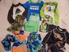 NWT 18-24 18 24 GYMBOREE CRAZY 8 SWIMWEAR U-PIK RASH GUARD SWIMSUIT SUMMER BEACH