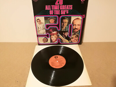 A** 20 all time greats of the 50's K-Tel vinyl LP  Johnny Cash Mitch Miller  etc