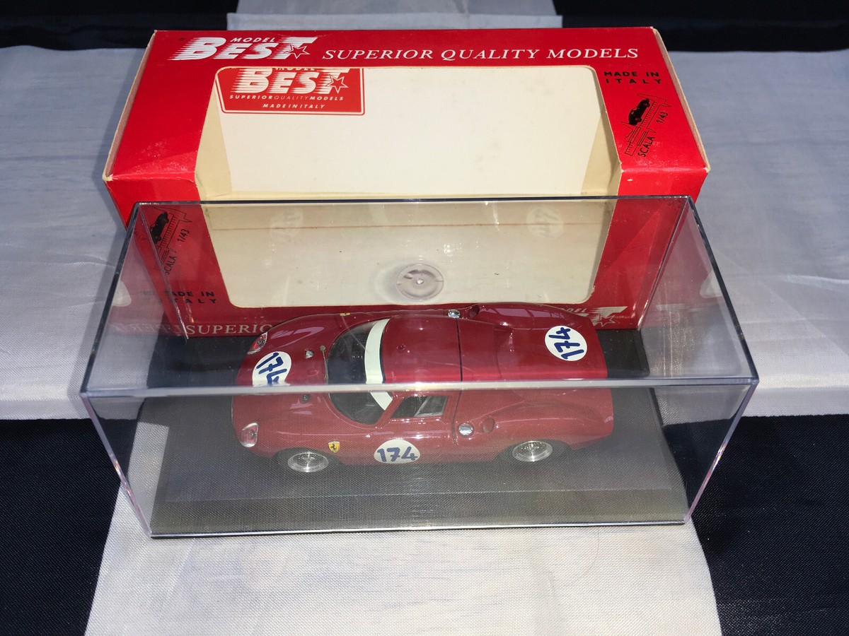 Best Model FERRARI 250 LM N.136 14th TARGA FLORIO 1965 A.NICODEMI-F