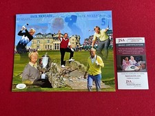 Jack Nicklaus, "Autograph" JSA 8x10 Photo - "The Golden Bear" Vintage 