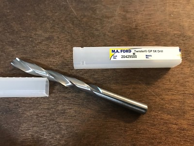 1x MA Ford Twister GP 5X Jobber Drill Bit, ''M'', Solid Carbide 20429500, NEW