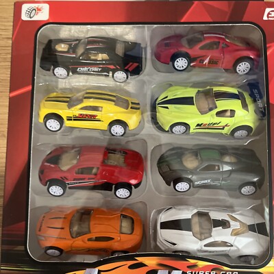 8 PCS Pull Back Racing Car Toy Set for Boys and Girls NEW | eBay