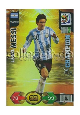 【NEW】【メッシ】【XL】アルゼンチン代表(2010) Panini Adrenalyn XL World Cup 2010 - 21 - Lionel Messi