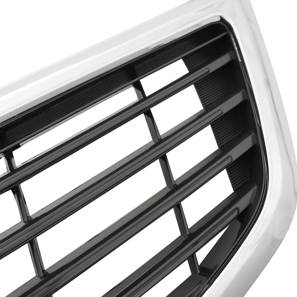 Grille w/ Gray Insert Fit 2010 2011 2012 2013 Kia Sportage Chrome Shell Plastic Foto 4 de 4