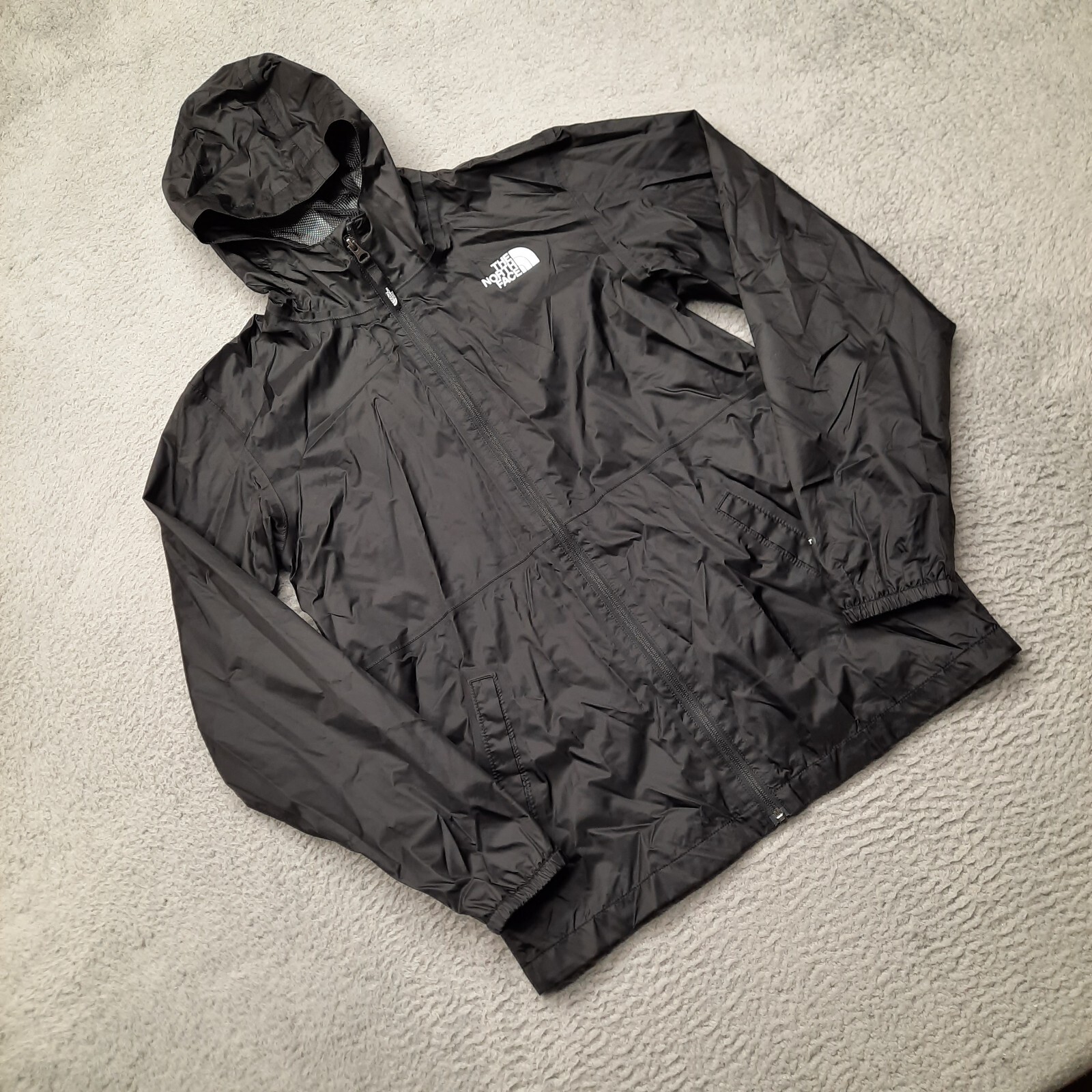 The North Face Dryvent Jacket Boys Youth XL 18/20 Hooded Lightweight Rain Coat