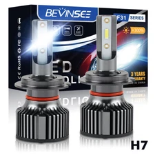 Fit For VW Beetle 2006-2010 H7 LED Headlight White Bulbs High Low Beam Lamps Kit
