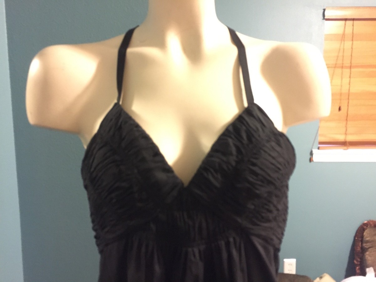 Bcbg Womens Black Little Black Dress Size Small Halter | eBay