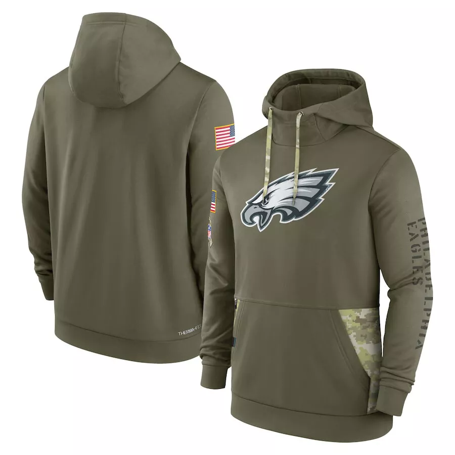 Eagles clearance olive hoodie