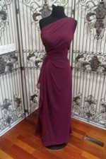 3099 BILL LEVKOFF SZ 10 EGGPLANT 1203 242.00 PROM FORMAL BRIDESMAIDS GOWN